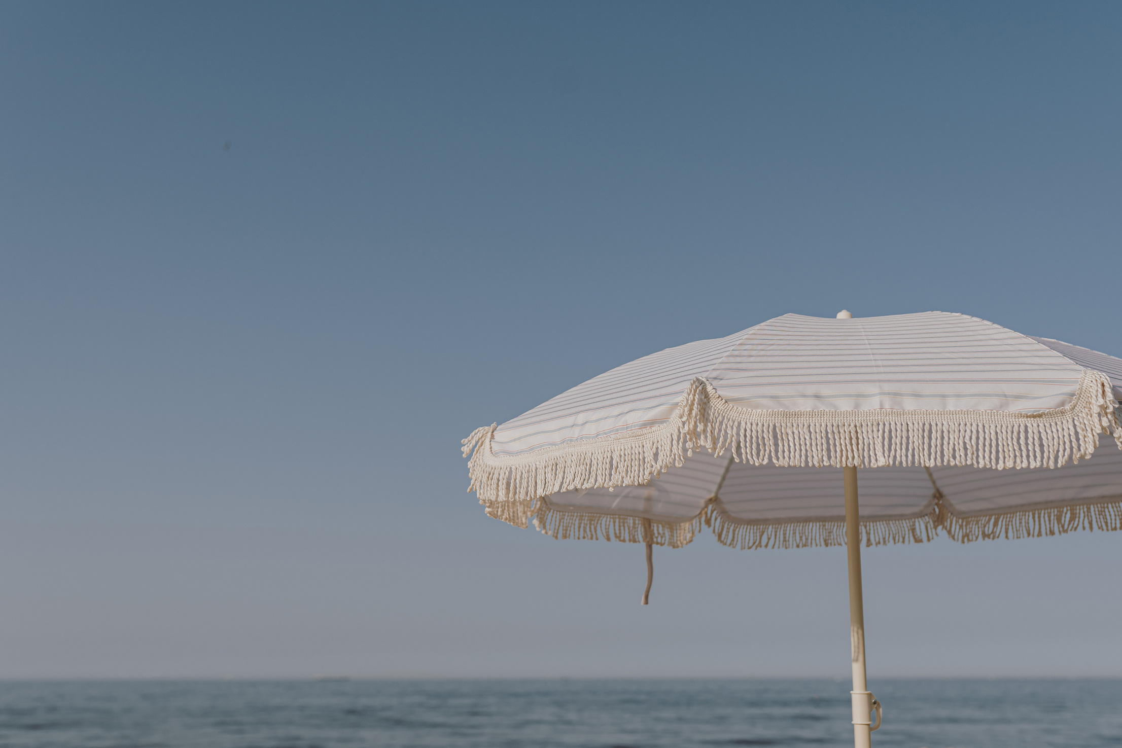 White Beach Umbrella